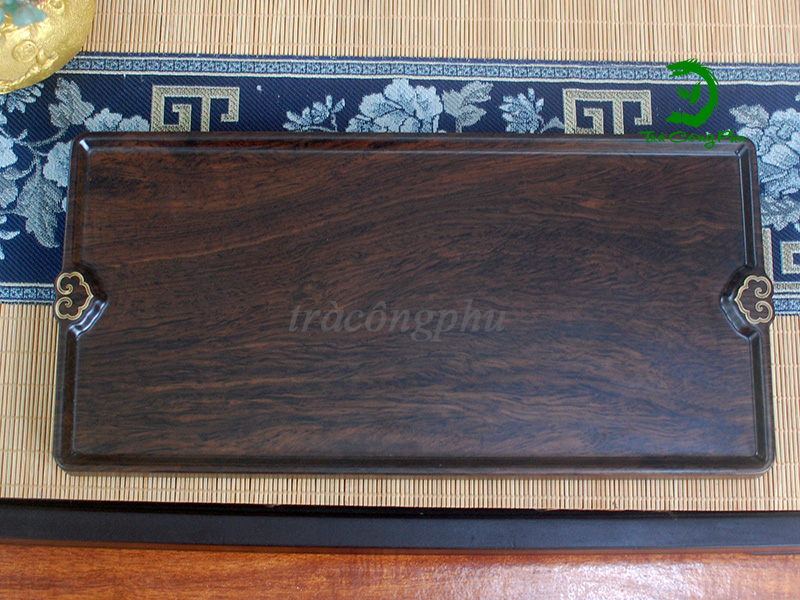 Khay Trà Gỗ Mun - KG123B